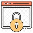 Web Lock Browser Lock Website Protected Icon