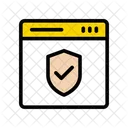 Webpage Security Internet Icon