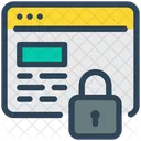 Webpage Security  Icon
