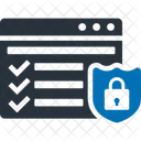 Webpage Security Security Web Icon