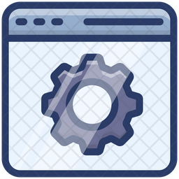 Webpage Setting Icon