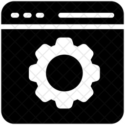 Webpage Setting Icon