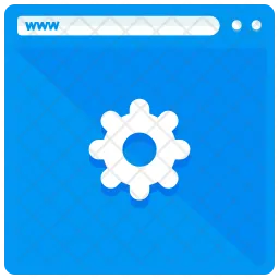 Webpage Settings  Icon