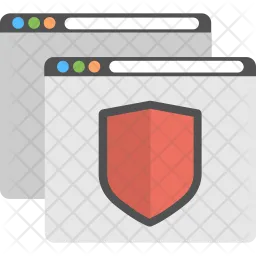 Webpage Shield  Icon