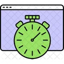 Webpage Speedometer Web Browser Speed Icon