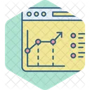 Webpage Statistics Accounting Analysis Icon