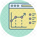 Webpage Statistics Accounting Analysis Icon