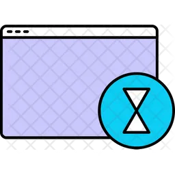 Webpage time  Icon