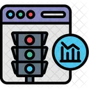 Webpage Traffic  Icon