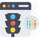 Webpage Traffic  Icon