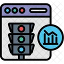 Webpage Traffic  Icon