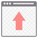 Webpage Upload  Icon
