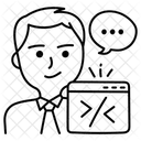 Webprogrammierer Webentwickler Entwickler Symbol