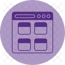 Webseite Webdesign Seite Icon