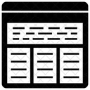 Webseite Website Dashboard Symbol