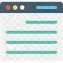 Webseite Windows Browser Icon