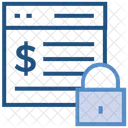 Webseite Dollar Sicher Symbol