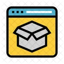 Webseite Internet Paket Symbol