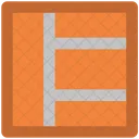 Webseite Layout Eins Symbol