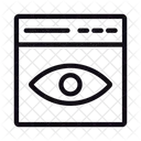Ansicht Webseite Browser Symbol