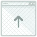 Nach Oben Webseite Hochladen Icon