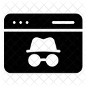 Privater Browser für Webseiten  Symbol