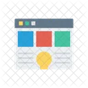 Webseitenlayout  Icon