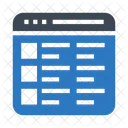 Webseitenlayout  Symbol