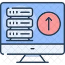 Webserver Daten Hochladen Hochladen Symbol