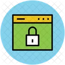 Website Security Browser Icon