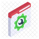 Webpage Designing Settings Icon