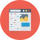 Web Page Template Icon