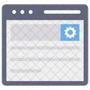 Website Webseite Einstellung Symbol