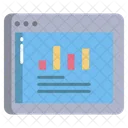 Website Online Analytics Online Analysis Icon