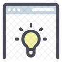 Website Innovation Idea Icon