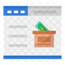 Website Online Donation Online Payment Icon