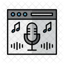 Voice Recording Podcast Web Page Icon