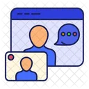 Website Online Communication Icon