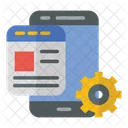 Website Smartphone Development Icon
