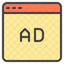 Website Ad Ads Advertising Icon