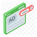 Website Ad Website Marketing Website Promotion Icon