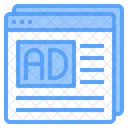 Website Advertising Technology Icon