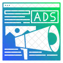 Website Advertising Advertising Strategy Icon