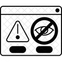 Website Alert  Icon