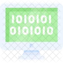 Website Algorithm Binary Binary Code Icon