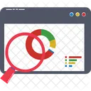 Suchdiagramm Suchtabelle Infografiken Symbol