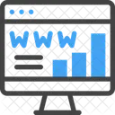 Website Analytics Statistics Report Icon