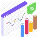 Online Statistics Web Statistics Web Infographics Icon