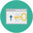 Website And Key Icon