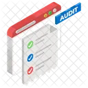 Website Audit Inspection Web Survey Icon